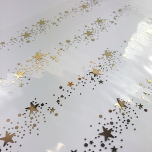 STARLIGHT   Foiled Acetate A4  gold foil
