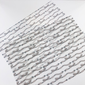 RIBBON & BOW Pergament und Acetat Planer Dekoration Schleife Design