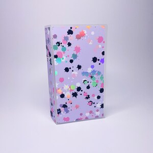 GHOUL GOALS Paint Splash Slim Album se adapta a Hobonichi Weeks/Mini Kit y hojas de pegatinas funcionales Almacenamiento funcional de pegatinas