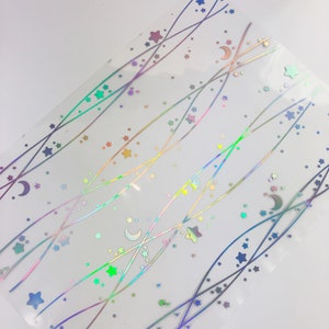 TITANIA   Foiled Acetate A4 V2 holographic foil