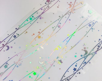 TITANIA   Foiled Acetate A4 V2 holographic foil