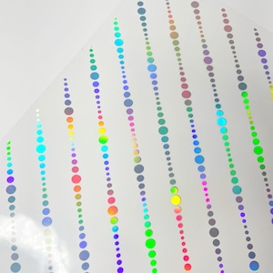 DAYDREAMER  Dotty  Foiled Acetate A4  holographic foil