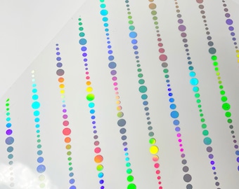 DAYDREAMER  Dotty  Foiled Acetate A4  holographic foil