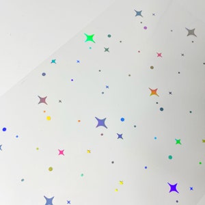DAYDREAMER  Starlight  Foiled Acetate A4  holographic foil