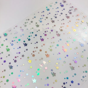 TITANIA   Foiled Acetate A4  holographic foil