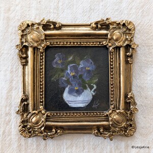 Flores arte Campo Pintura floral ORIGINAL arte a óleo Vintage decoração para casa galeria parede arte Presente de inauguração