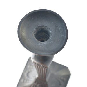 Metal Candlestick vintage Art Deco style image 7