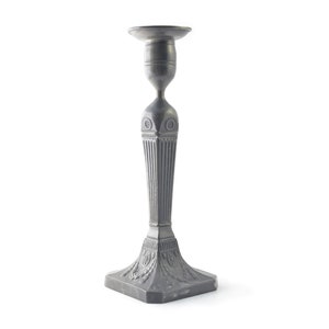 Metal Candlestick vintage Art Deco style image 1