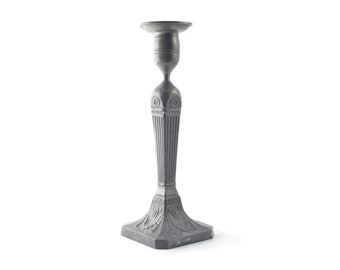 Metal Candlestick vintage Art Deco style