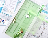 Tooth Fairy Kit, Green, Green Tooth Fairy Kit, Green Fairy Door, Tooth Fairy, Tooth Fairies, Tooth Fairy Receipt, Fairy Dust, Fairy Door kit