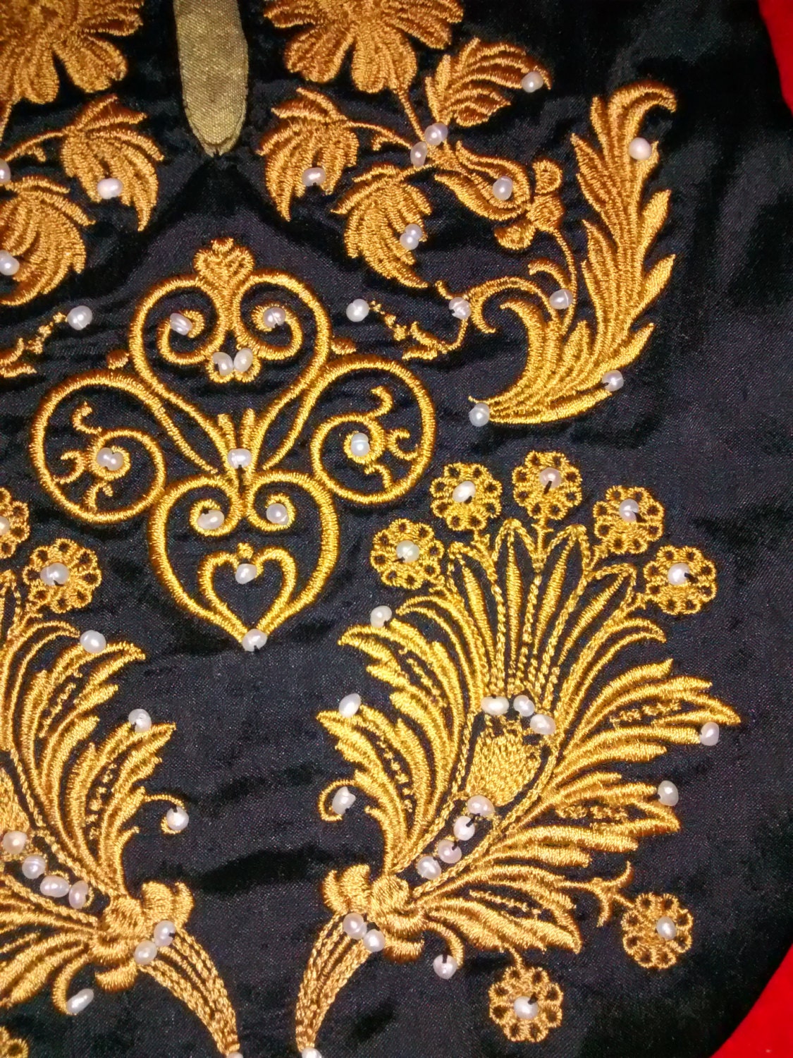 Black Italian Renaissance Pocket/bag (saccoccia) - Etsy