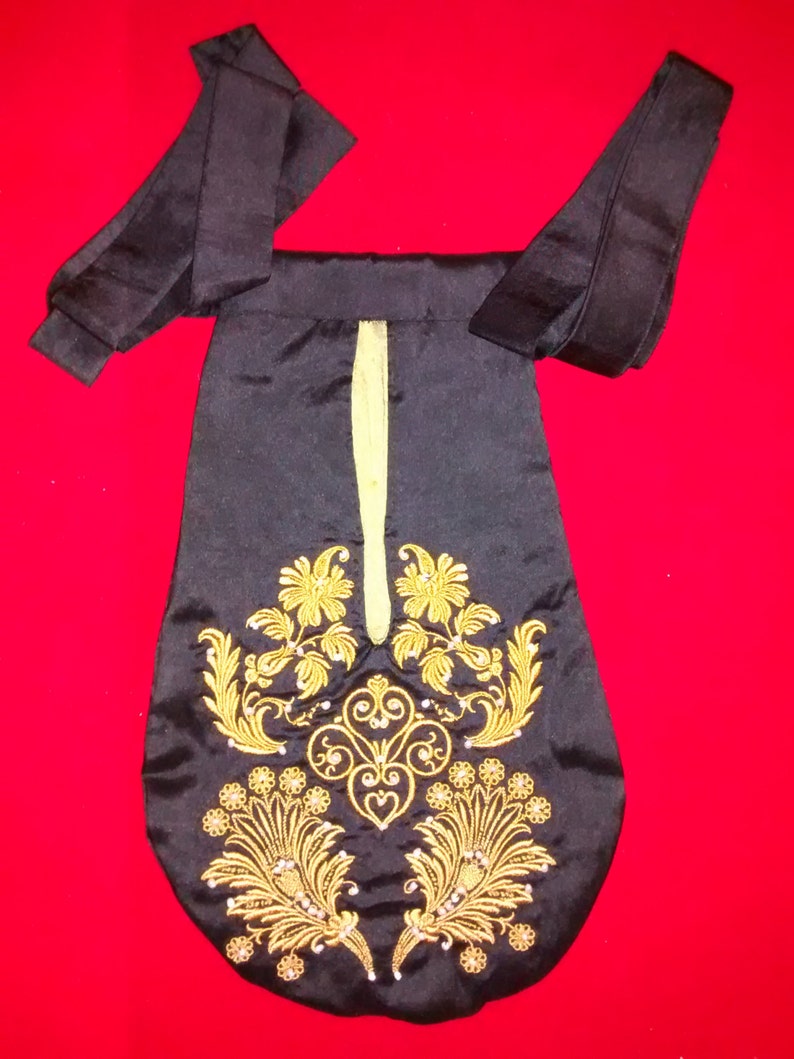 Black Italian Renaissance Pocket/bag (saccoccia) - Etsy