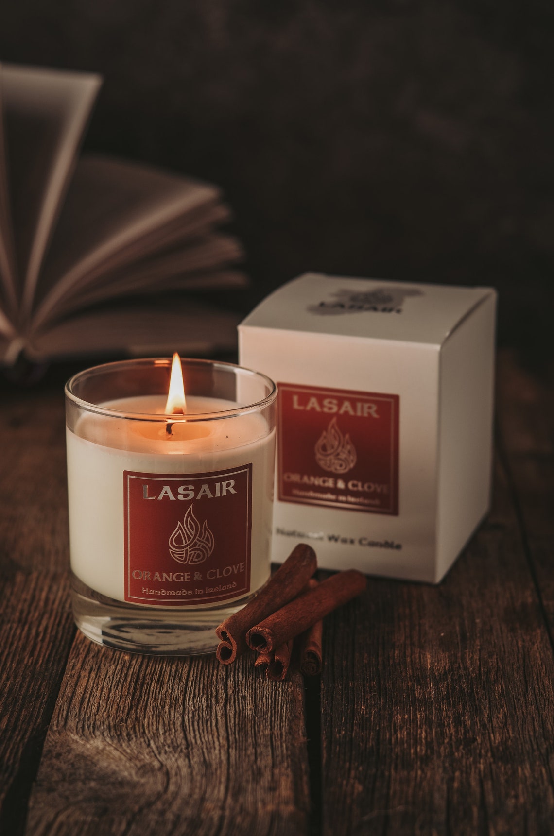 Orange & Clove Scented Candle Made in Ireland Orange Etsy