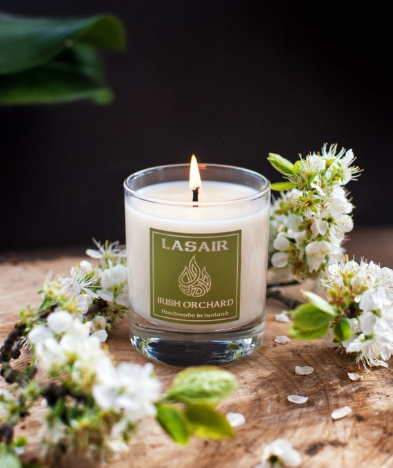 Irish Orchard Scented Candle Made in Ireland Apple Etsy UK
