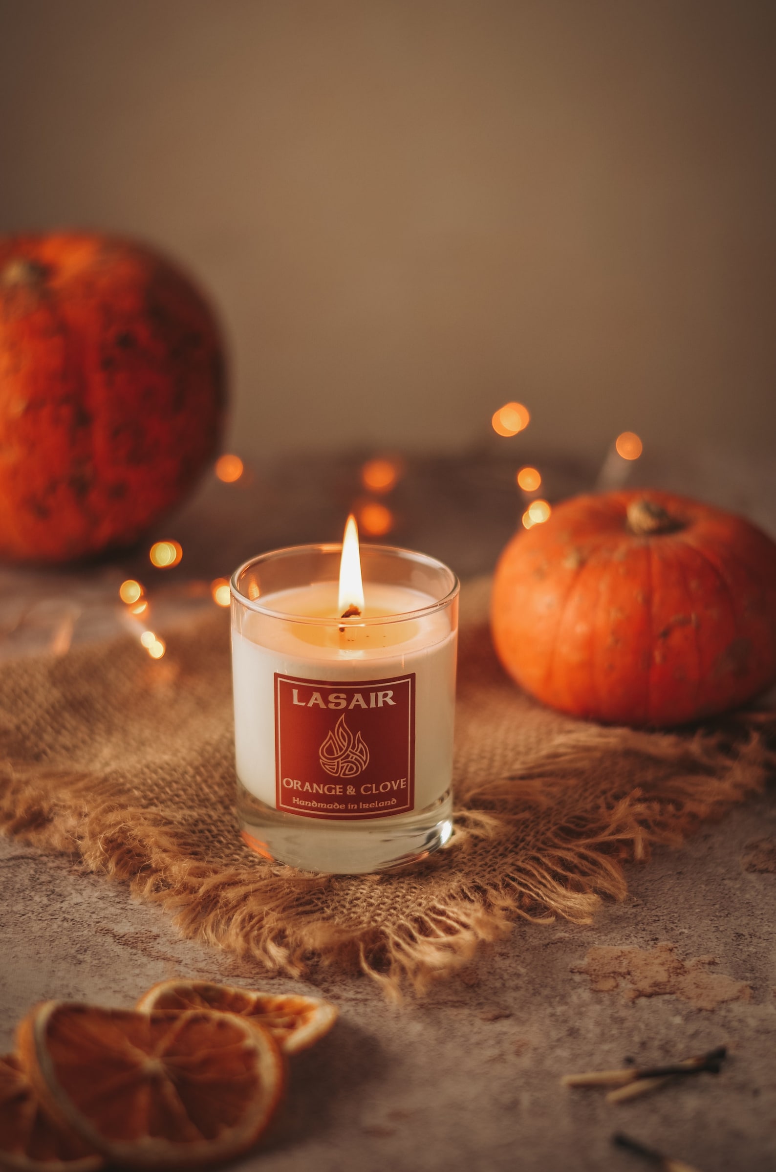 Orange & Clove Scented Candle Made in Ireland Orange Etsy