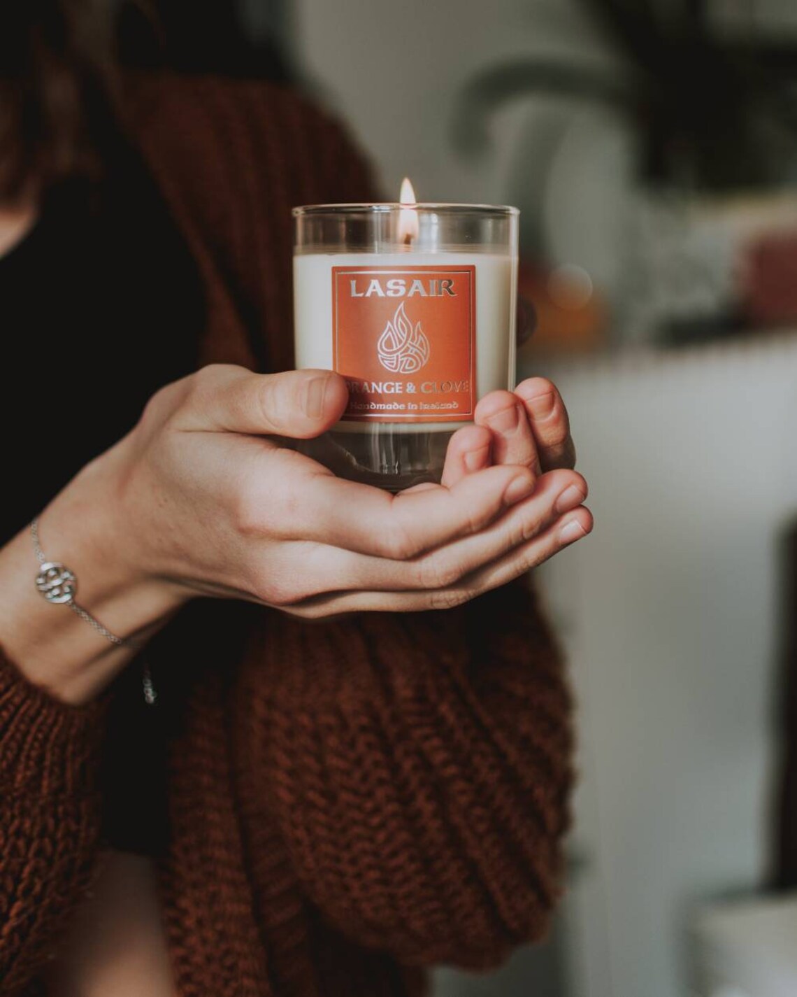 Orange & Clove Scented Candle Made in Ireland Orange Etsy UK