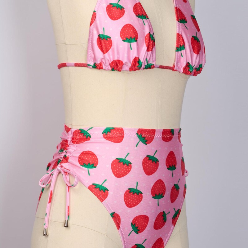 Strawberry Matcha Bikini Set main image 0