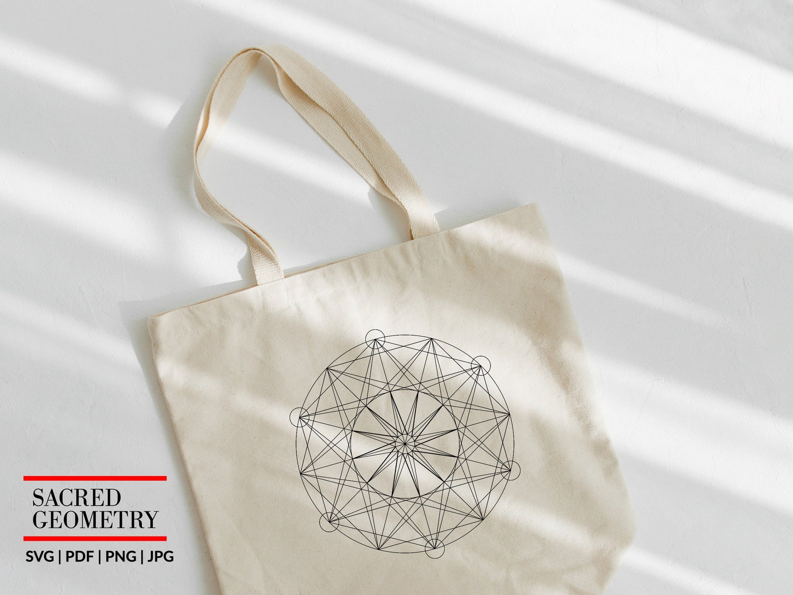 Sacred Geometry SVG, Dodecagram, Twelve Point Star, 12-pointed Star ...