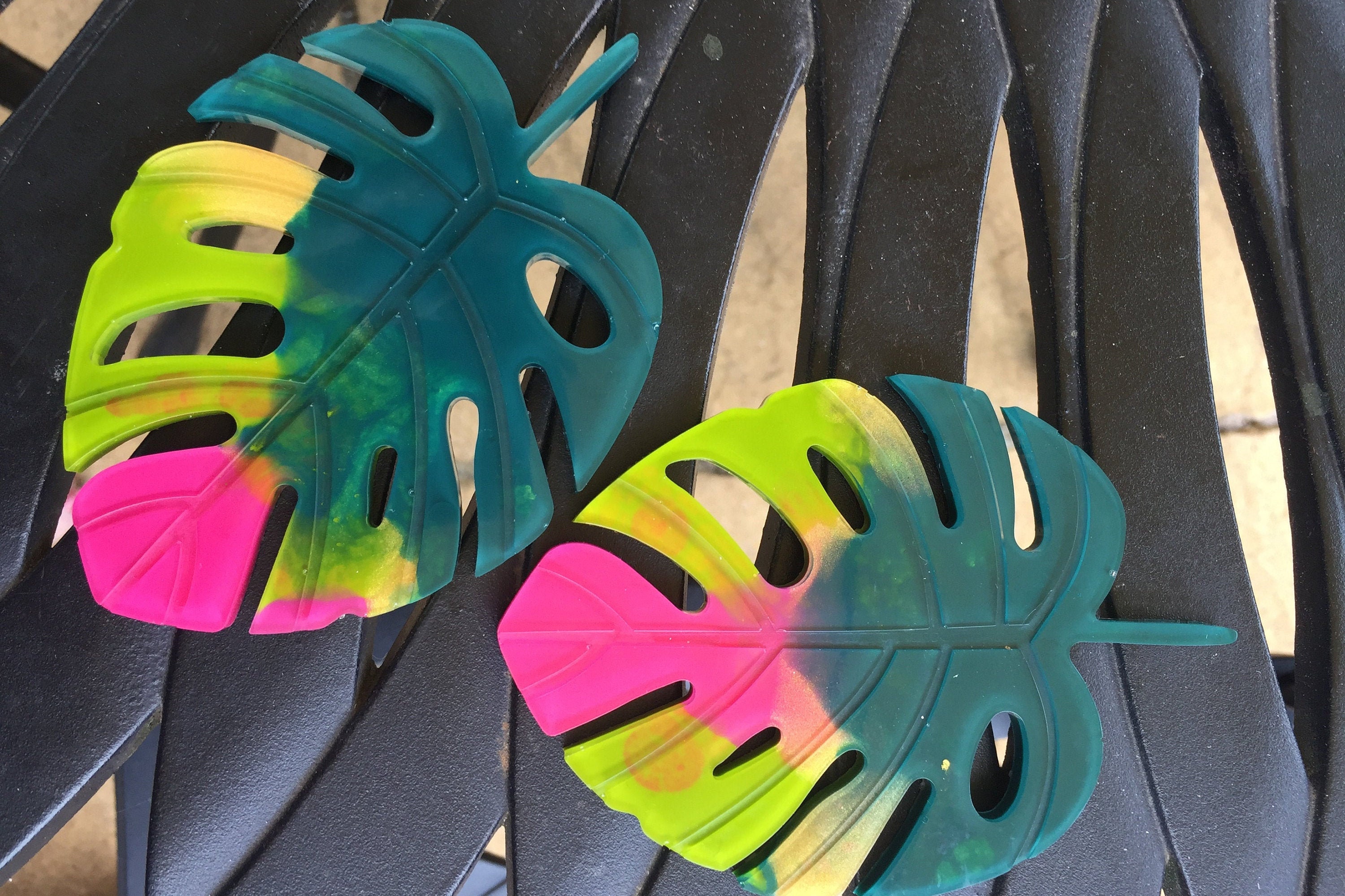 Monstera Leaf Mat Etsy