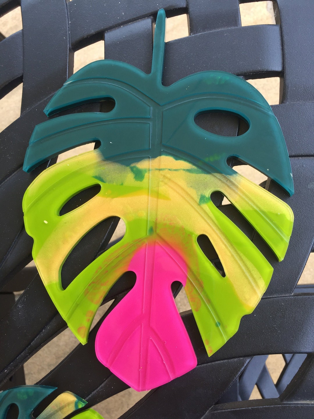 Monstera Leaf Mat Etsy