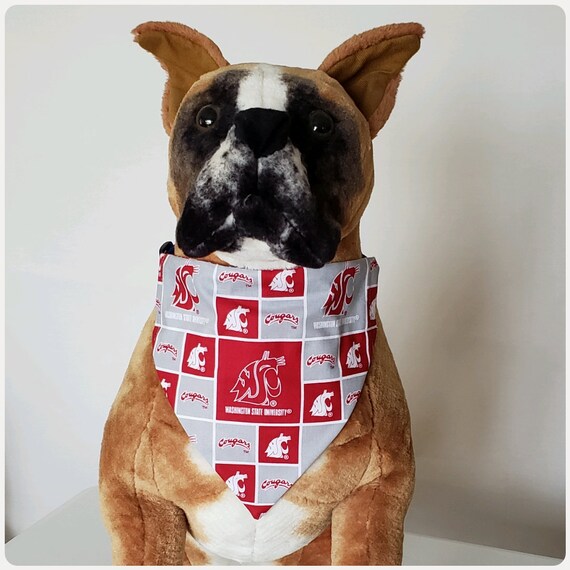 Personalized Dog Bandanna Fiesta Dog Bandana Clip on Pet Scarf New Puppy Gift Dog Bandana with Stripes