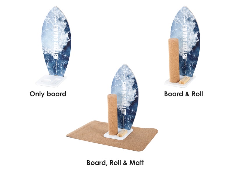 Designed balance board. Excellent item for feeling yourself as a surf boarder at home. Wobble and balance HappyMoon image 6