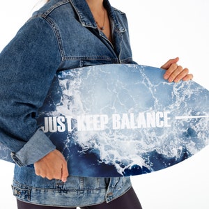 Designed balance board. Excellent item for feeling yourself as a surf boarder at home. Wobble and balance HappyMoon image 7