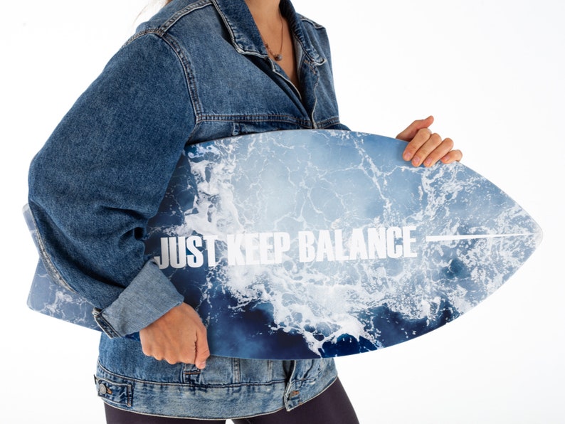 Designed balance board. Excellent item for feeling yourself as a surf boarder at home. Wobble and balance HappyMoon image 7