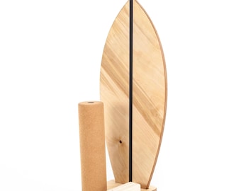 Balance Board for Surfing  Skateboarding  Family-Friendly Wobble Trainer