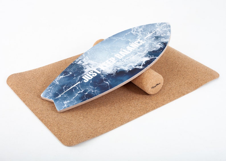 Designed balance board. Excellent item for feeling yourself as a surf boarder at home. Wobble and balance HappyMoon image 3