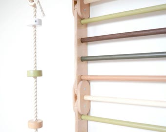 Premium Soft Rope with Holders and Secure Hook for HappyMoon Wall-Mounted Climber