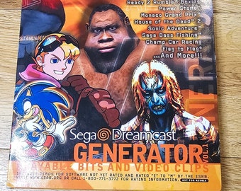 Sega Dreamcast Generator Vol. 1 Playable Bits And Video Clips - 1999