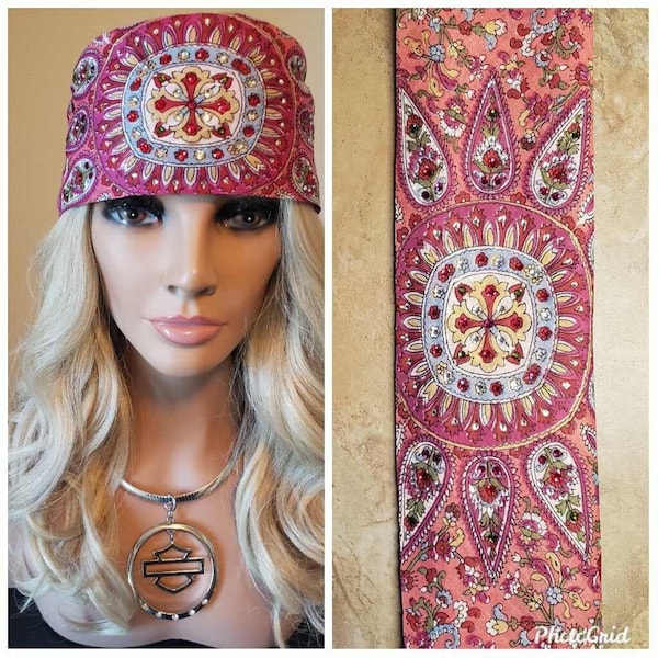 Bling Coral Gypsy Scarf