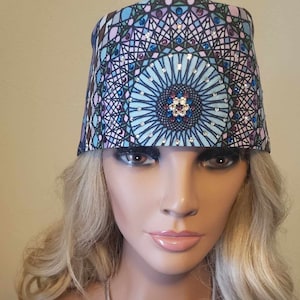 Bling purple bohemian bandana