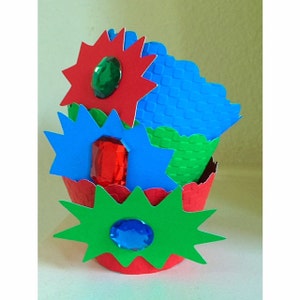 Cupcake Wrapper 12CT-Birthday Party- Birthday Theme- Cupcake Holder- Colorful  Birthday Party