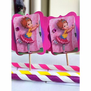 12 Fancy Nancy Cupcake Toppers, Fancy Nancy Birthday Toppers, Fancy ...