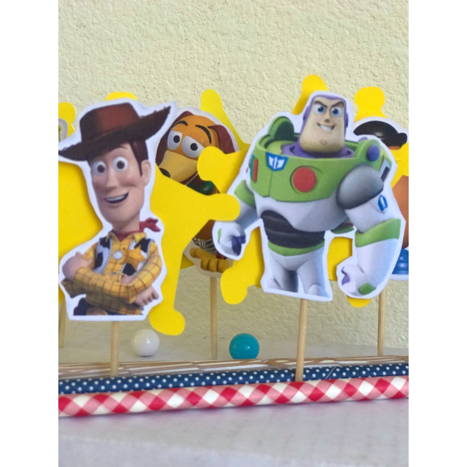 Toy Story Cupcake Toppers Toy Story Decor Toy Story Etsy