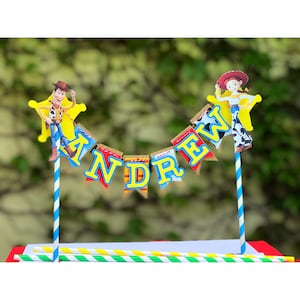 Toy Story Cake Topper, Toy Story Party, Woody and Jessie Cake Topper, Birthday Cake Topper, , Woody and Buzz Topper, Toy Story Decor,