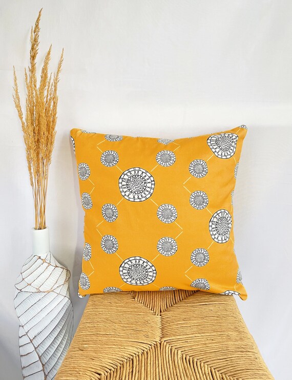 Yellow pillow covers 18x18 sale