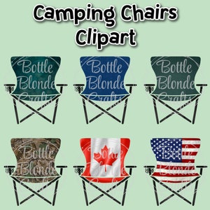 Camping Chair Clipart --Digital Download