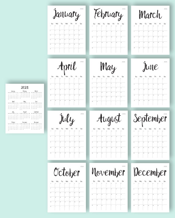printable calendar 2020 2021 desk calendar pdf download planner 2020 calendar pages digital monthly 2020 2021 calendar printable 2020 printable october 2020 calendar pdf