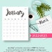 Printable Calendar 2022 2023 Desk Calendar PDF Download Planner 2022 Calendar Pages, Digital Monthly 2022 2023 Calendar Printable 2022