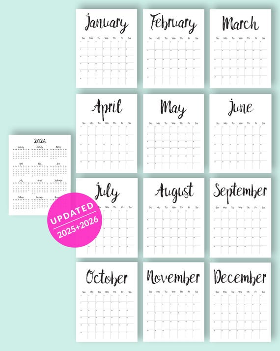 SUNEE 2025-2026 Weekly & Monthly Planner 6.4"x8.5" - 12 Month (July 2025 - June 2026), Vegan Leather Cover Planner Academic Year Calendar, Pocket, Notes, Monthly Tab, Green