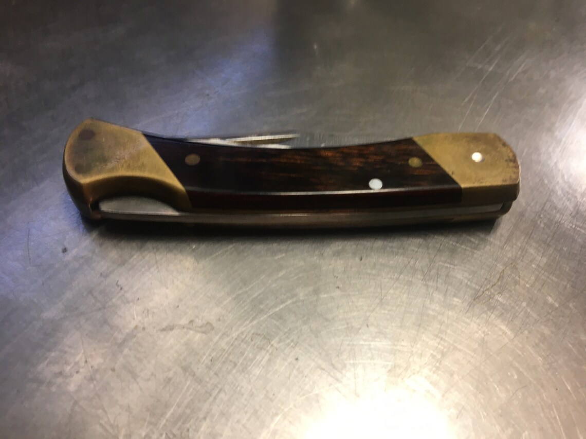 Vintage Schrade Usa LB7 folding knife Etsy