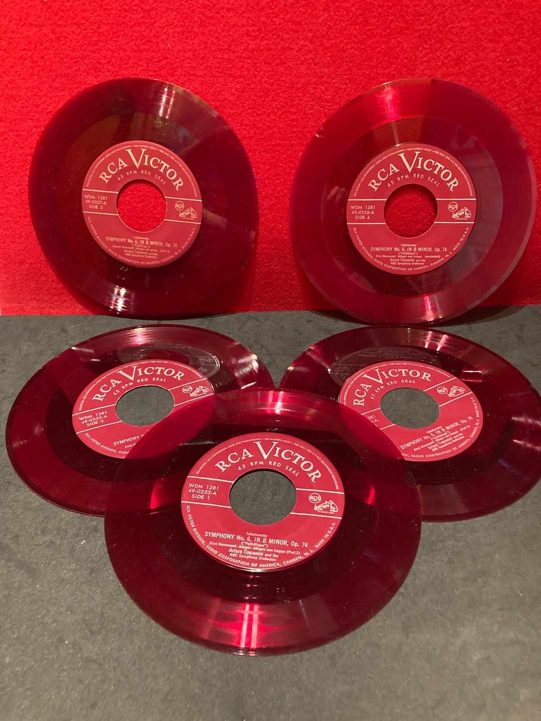 Vintage Box Set RCA Victor Red Seal Collection of Five 45