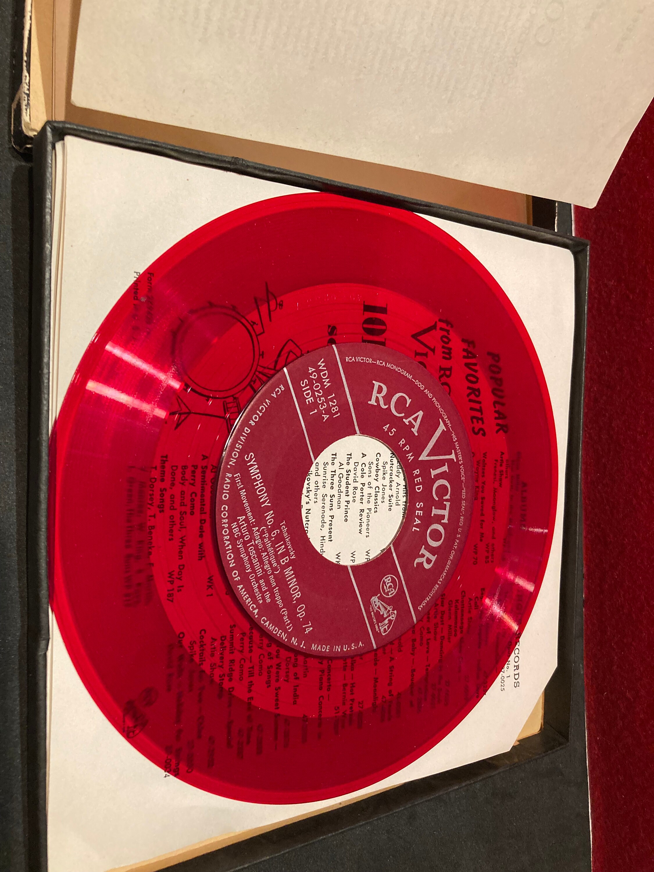 Vintage Box Set RCA Victor Red Seal Collection of Five 45