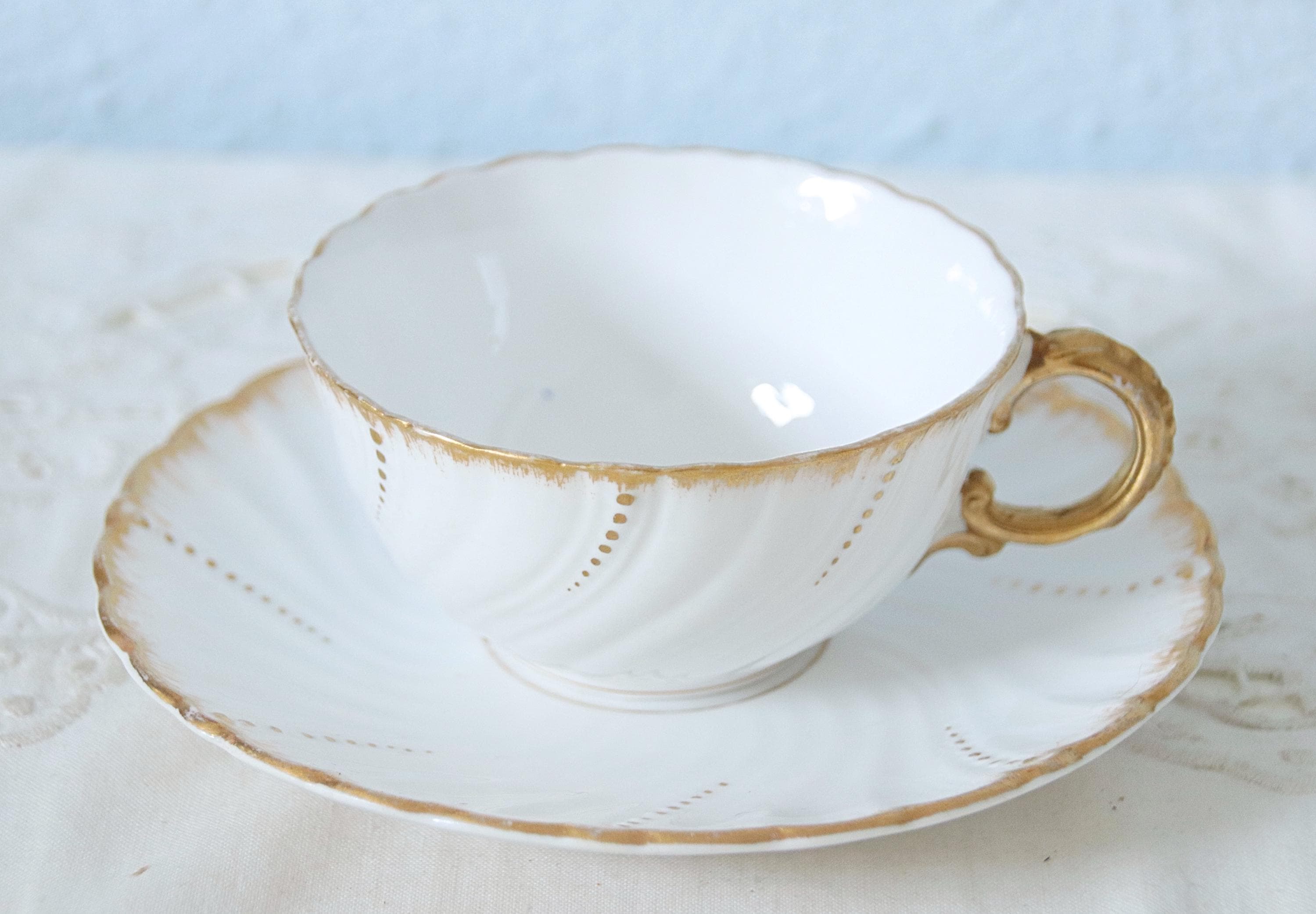 Sarreguemines teacup - Etsy 日本