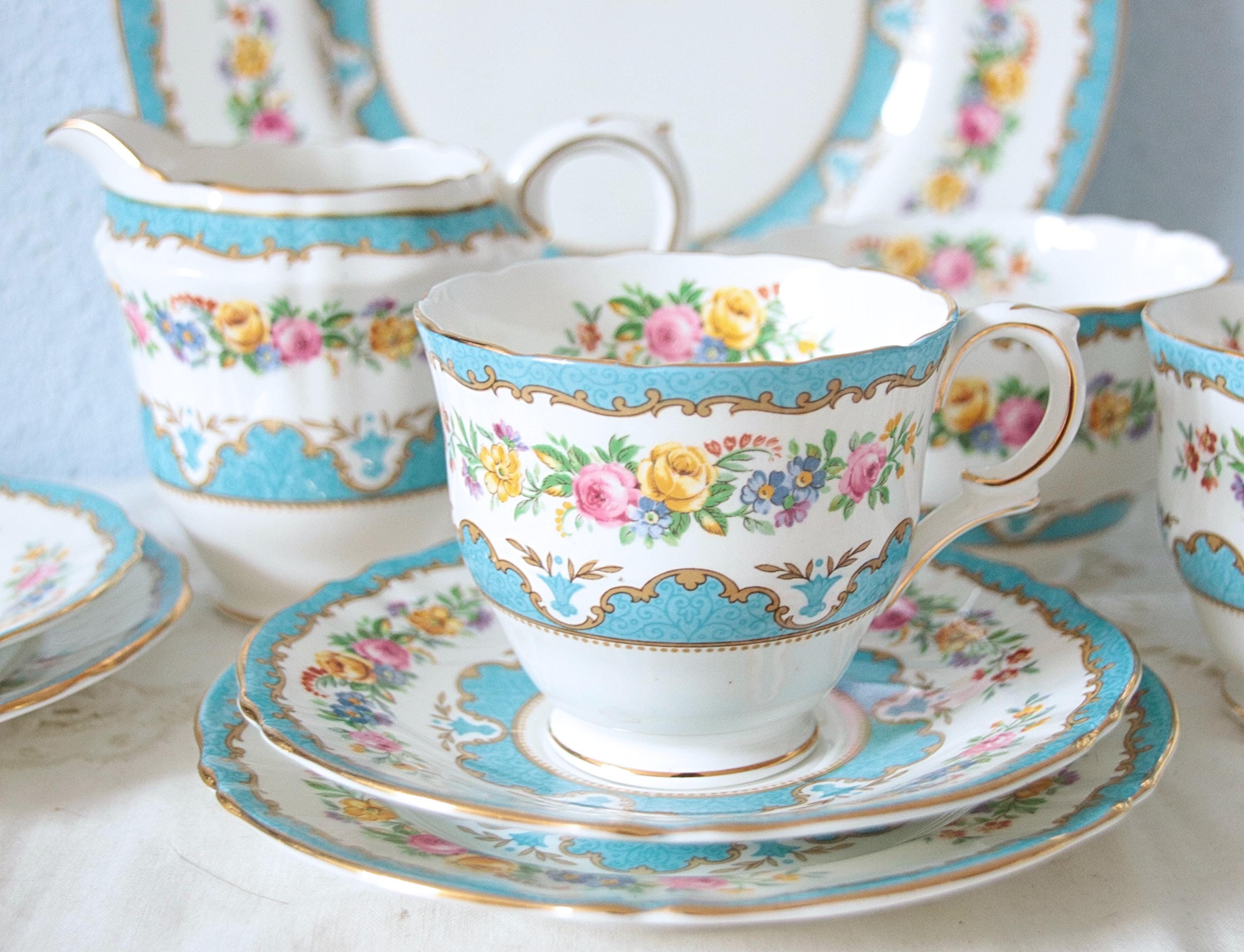 English miniature bone china tea set - Etsy 日本