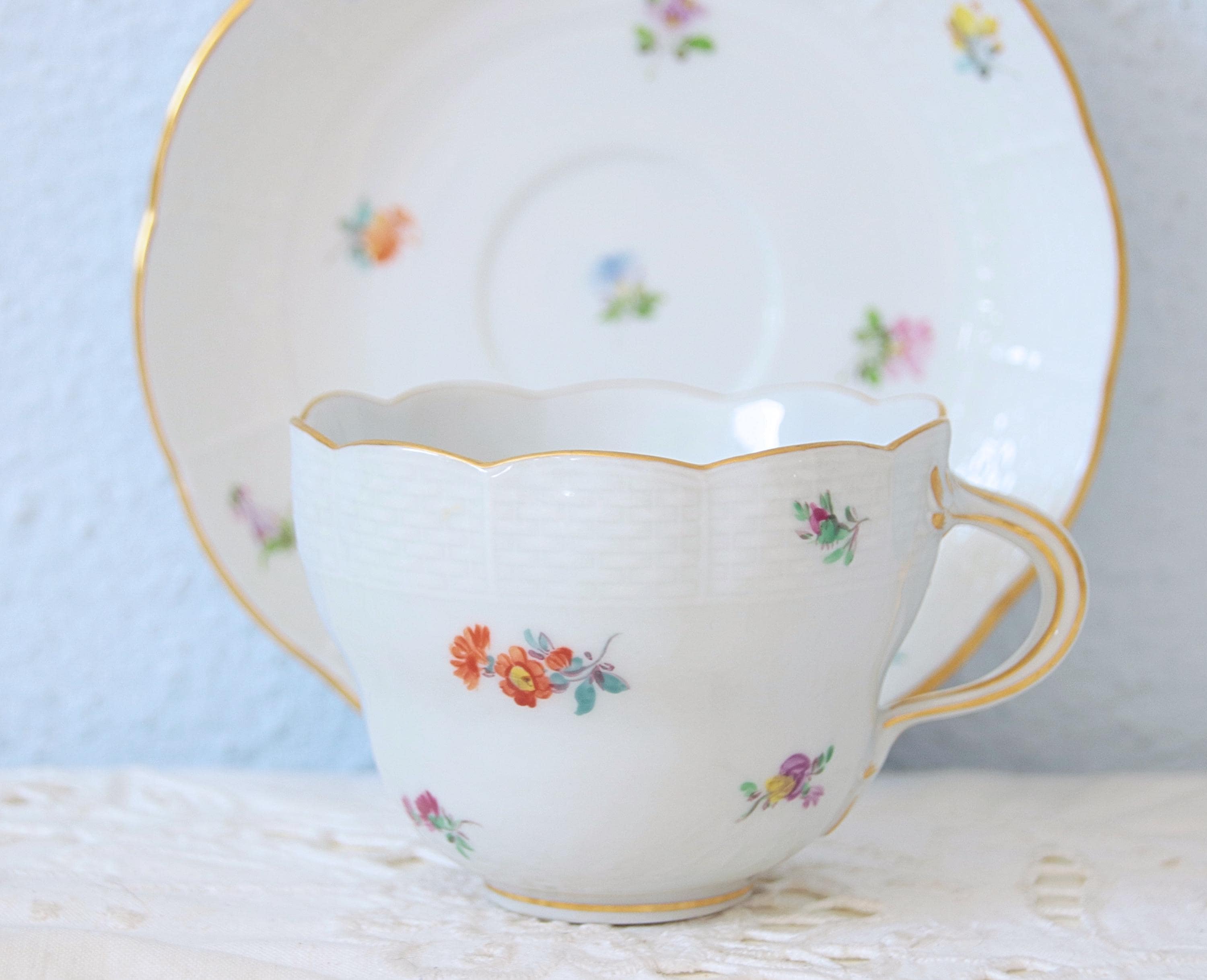 ヘレンド　トライアングルプレート　大 ヘレンド 送料無料【ビンテージ・アンティーク】ハンガリー製