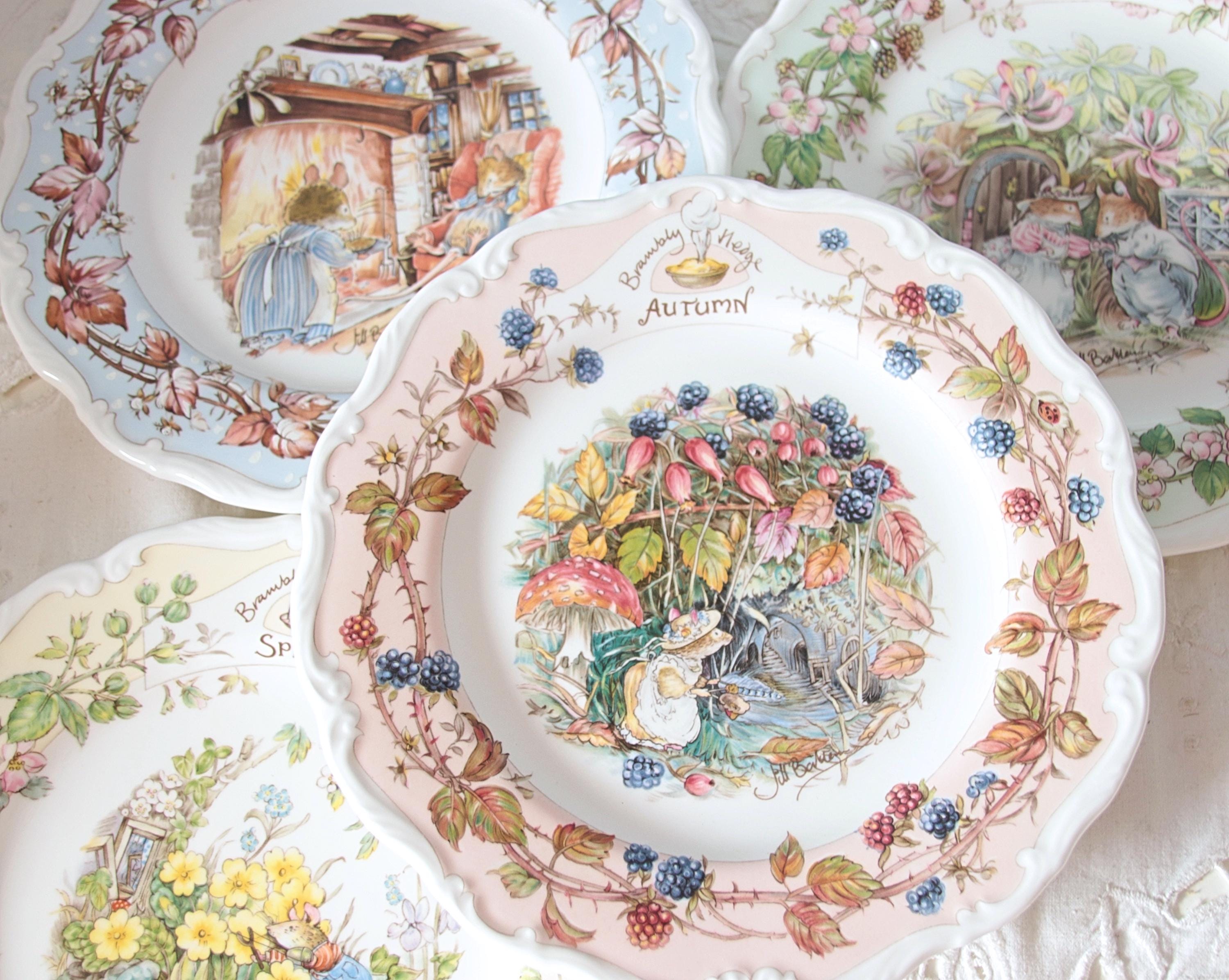 Brambly hedge four season plates - Etsy 日本